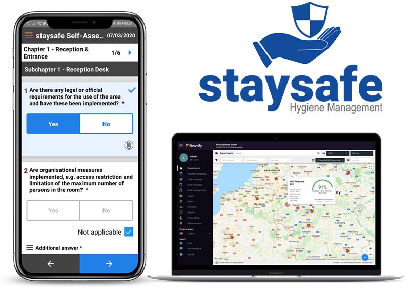 Tablet: Staysafe Dashboard